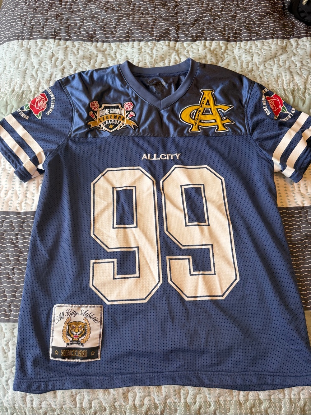 Men's Blue '99' Jersey Shirt